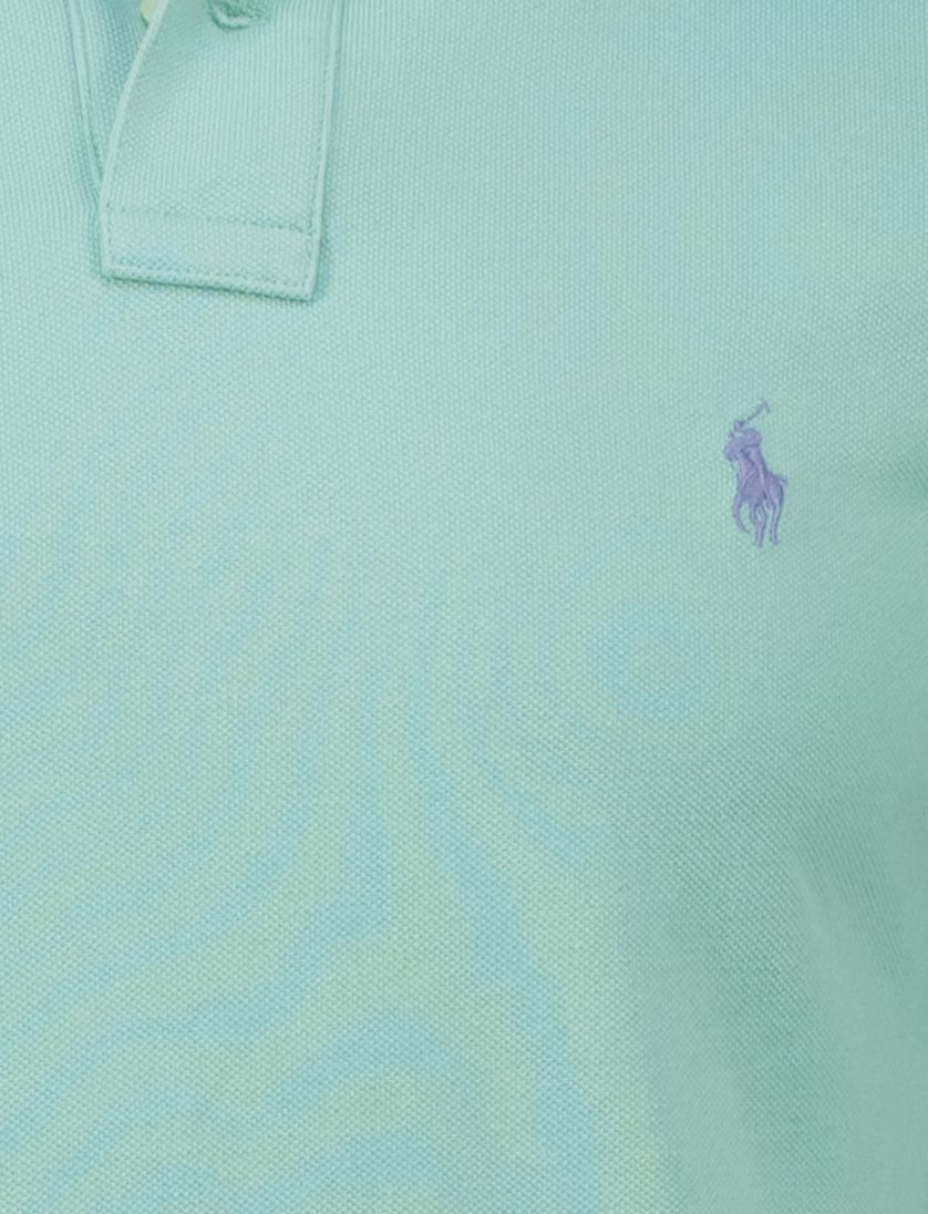 katoenen Polo Ralph Lauren polo turquoise normale fit