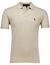 Poloshirt korte mouw Polo Ralph Lauren Custom Slim Fit beige gemêleerd