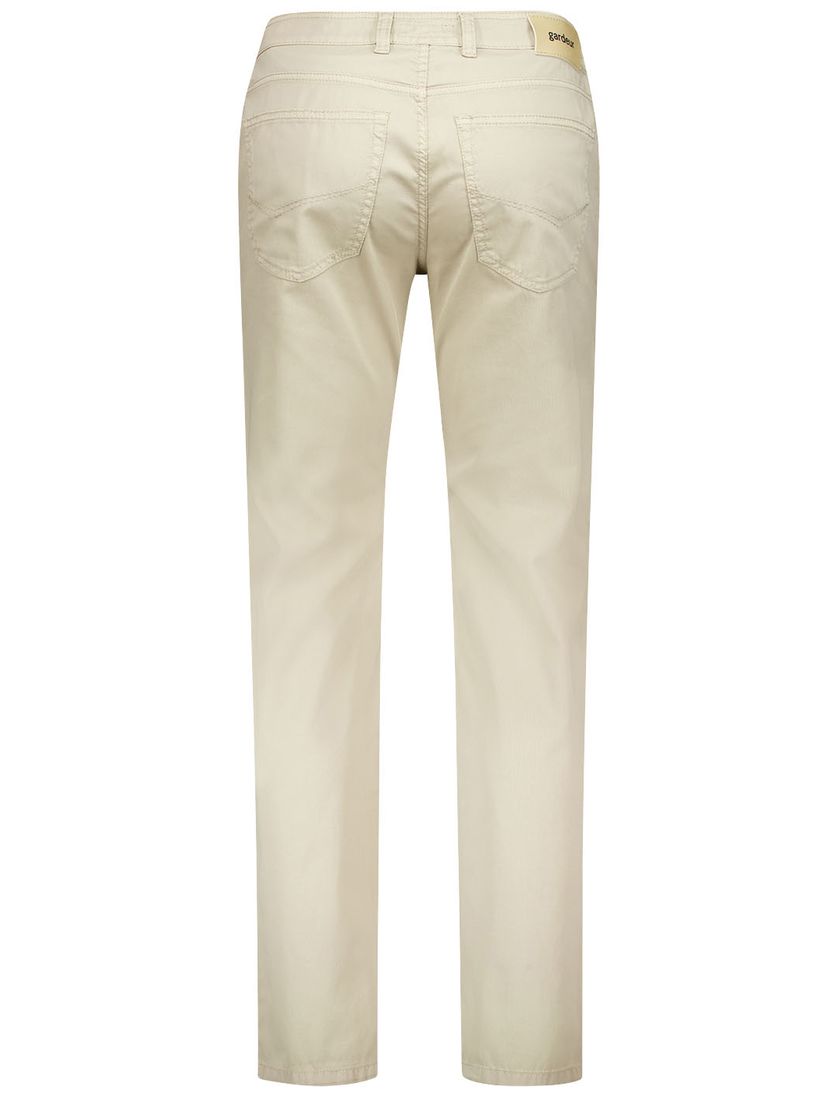 5-pocket broek Gardeur beige katoen