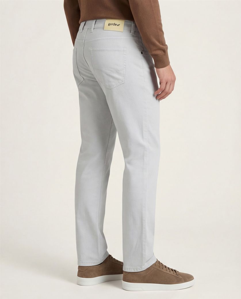 jeans Gardeur Bill grijs katoen normale fit