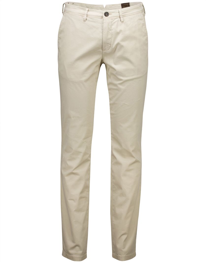 Pantalon Gardeur Subway beige katoen slim fit
