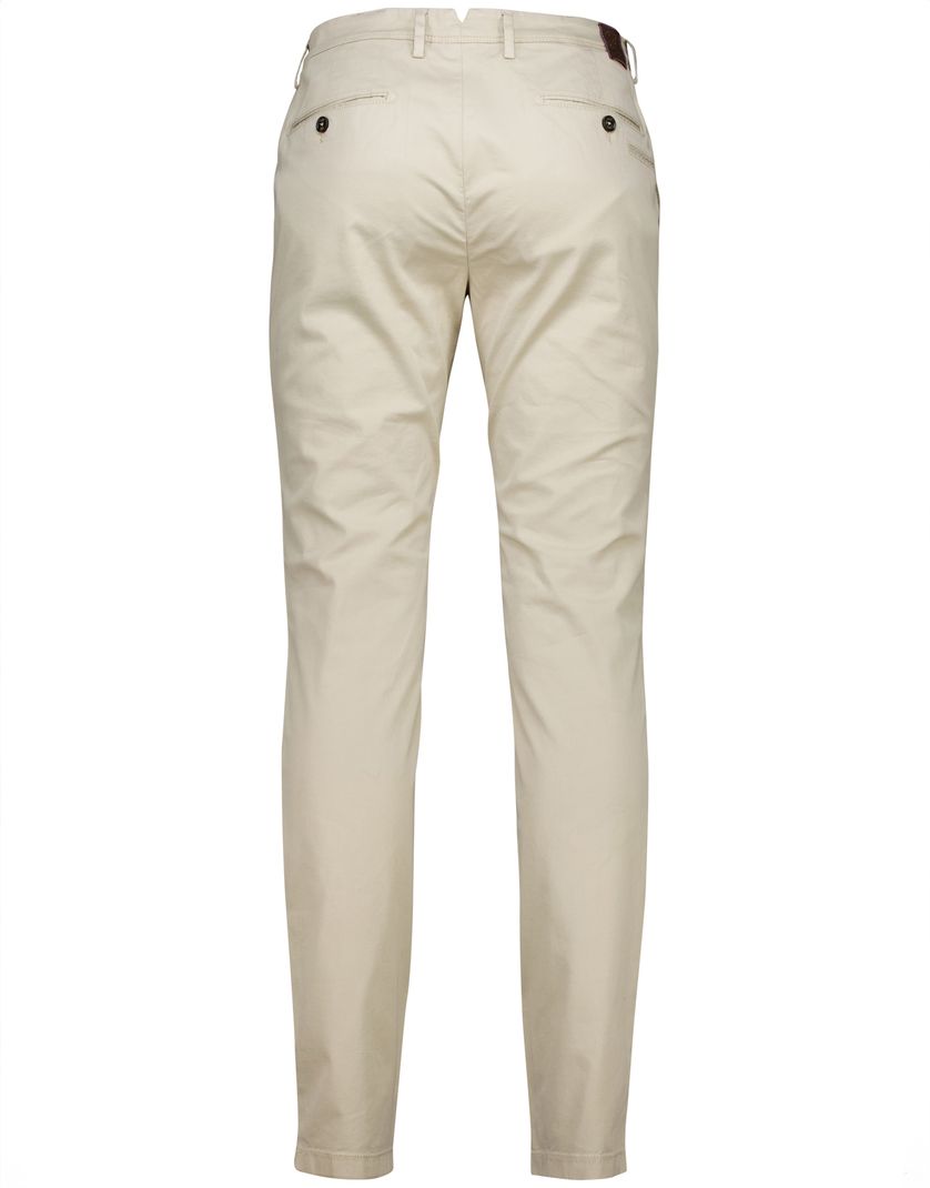Pantalon Gardeur Subway beige katoen slim fit