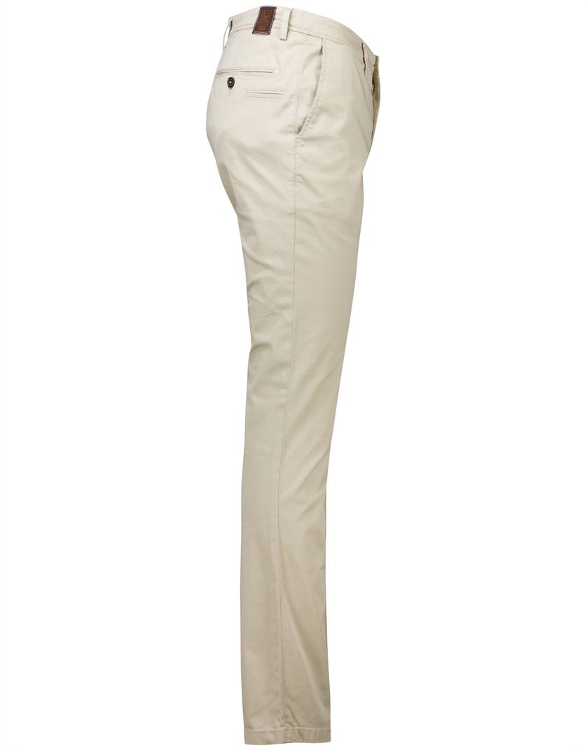 Pantalon Gardeur Subway beige katoen slim fit