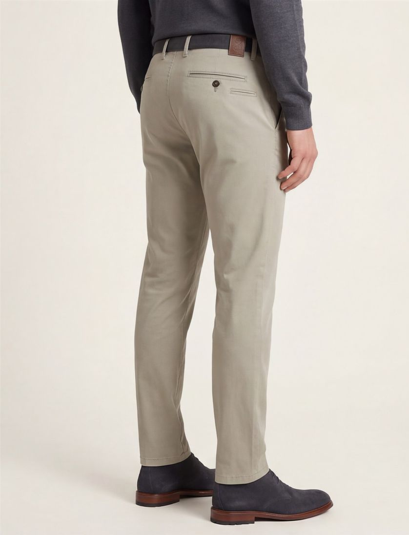 Pantalon Gardeur chino Khaki katoen