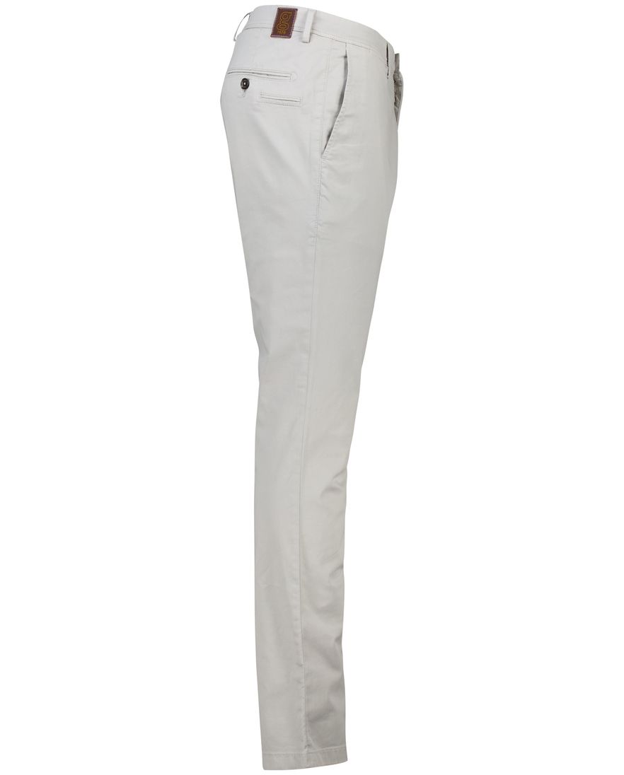 Gardeur Pantalon grijs katoen effen