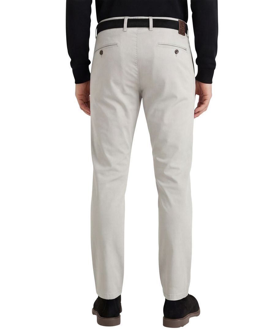 Gardeur Pantalon grijs katoen effen