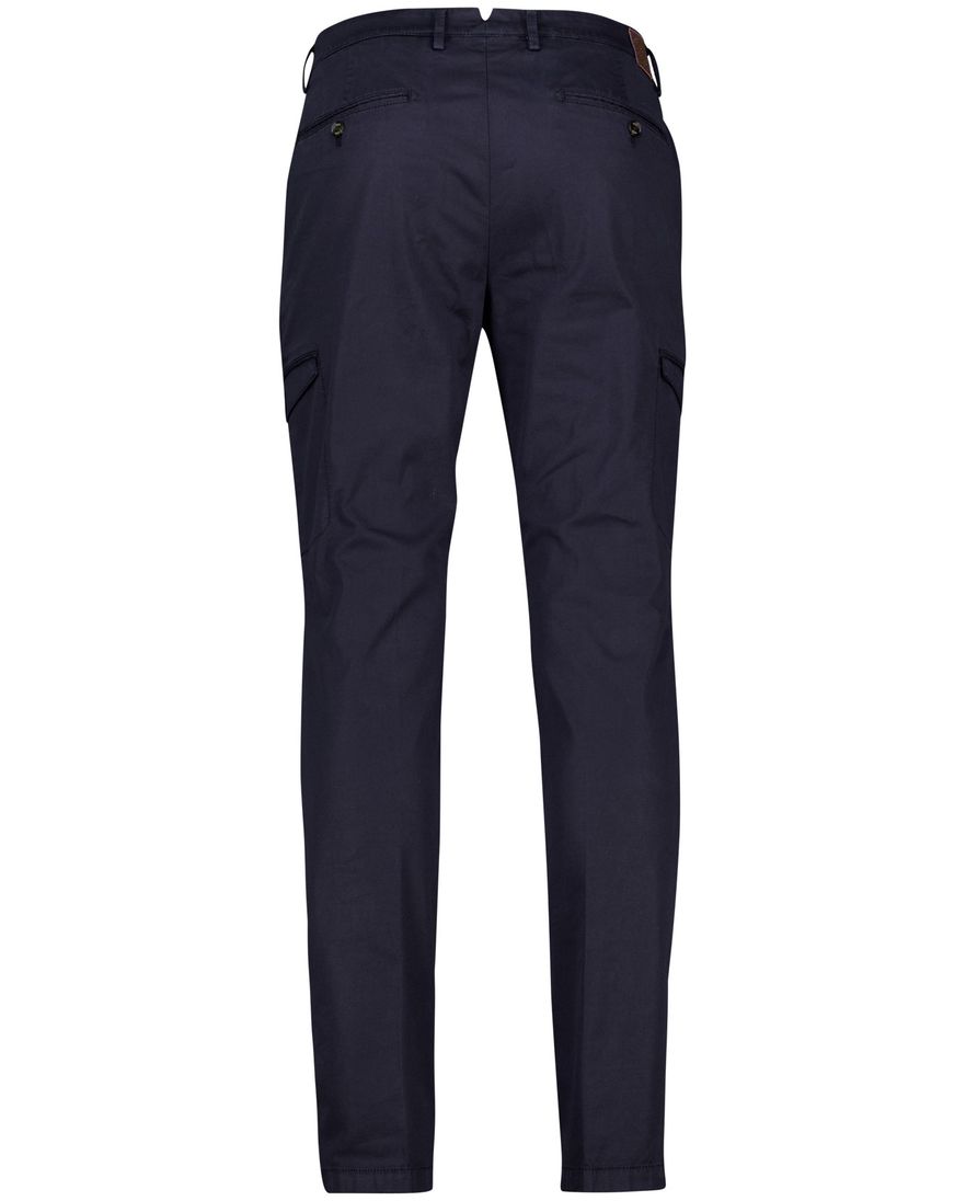 Gardeur Pantalon donkerblauw slim fit effen
