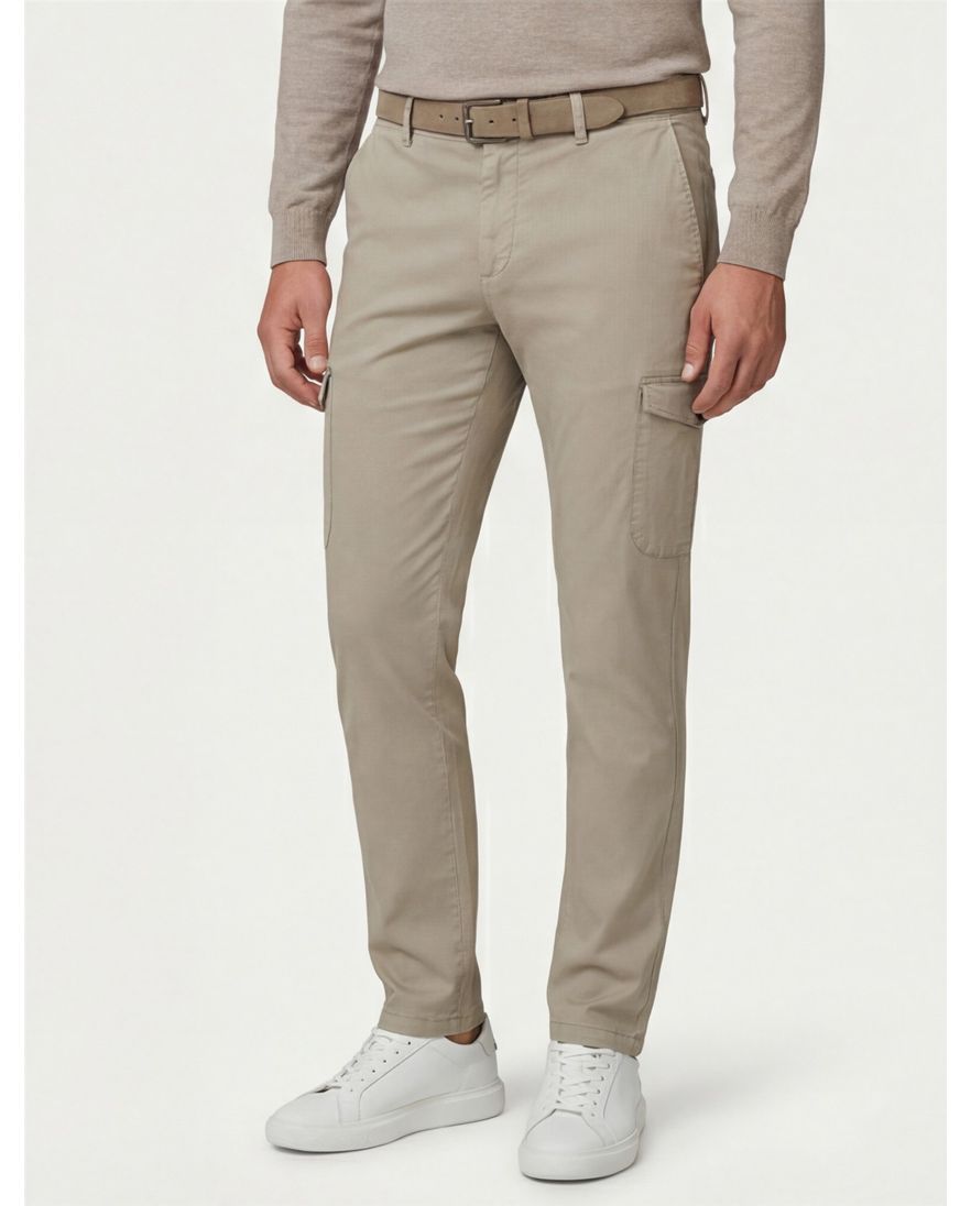 Gardeur Pantalon cargo Regular Fit khaki