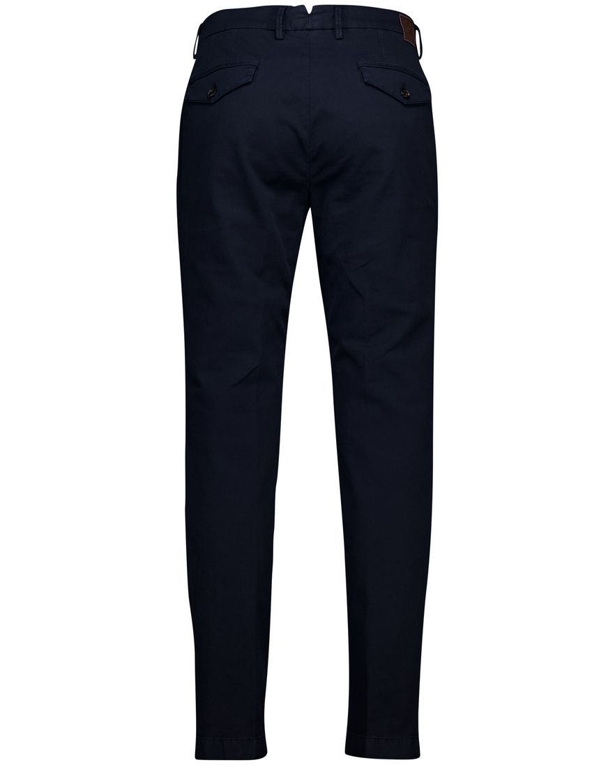 Gardeur Pantalon flatfront donkerblauw katoen
