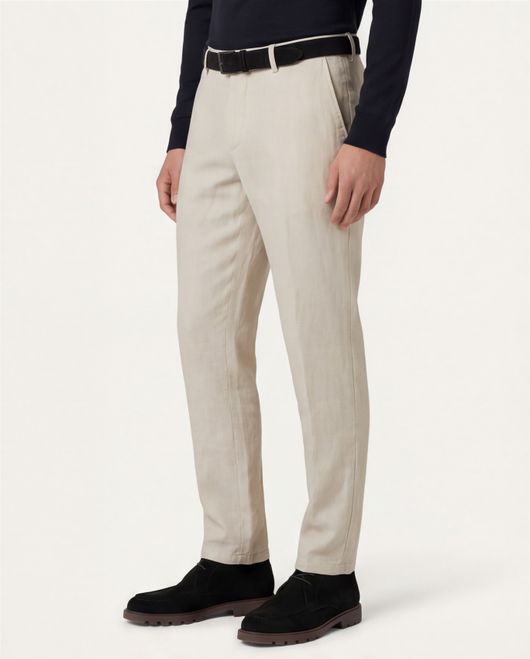Gardeur beige pantalon katoen