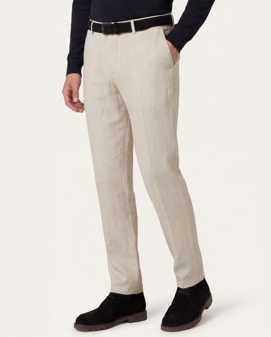 Gardeur beige pantalon katoen