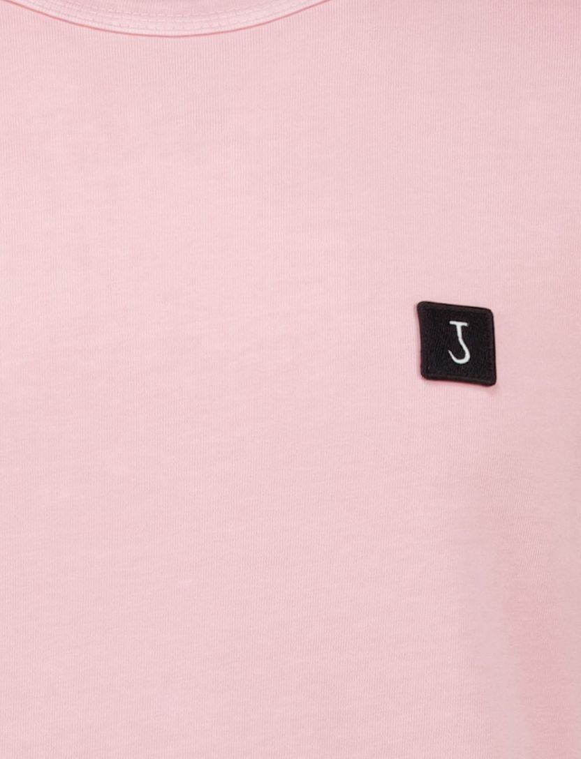 katoenen Butcher of Blue t-shirt roze normale fit effen