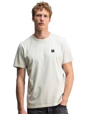 Butcher of Blue Butcher of blue shirt beige effen katoen