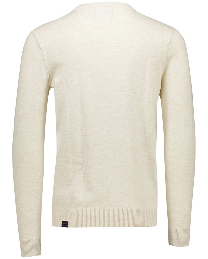 Butcher of Blue trui beige Clifden gemêleerd