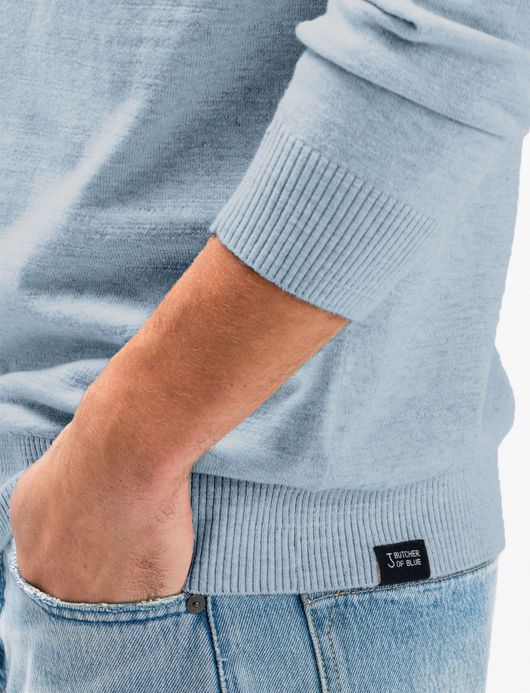 Butcher of Blue trui lichtblauw katoen