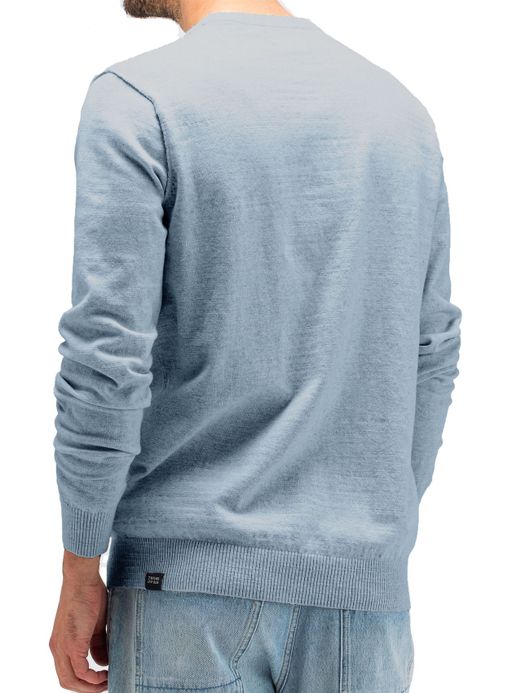 Butcher of Blue trui lichtblauw katoen