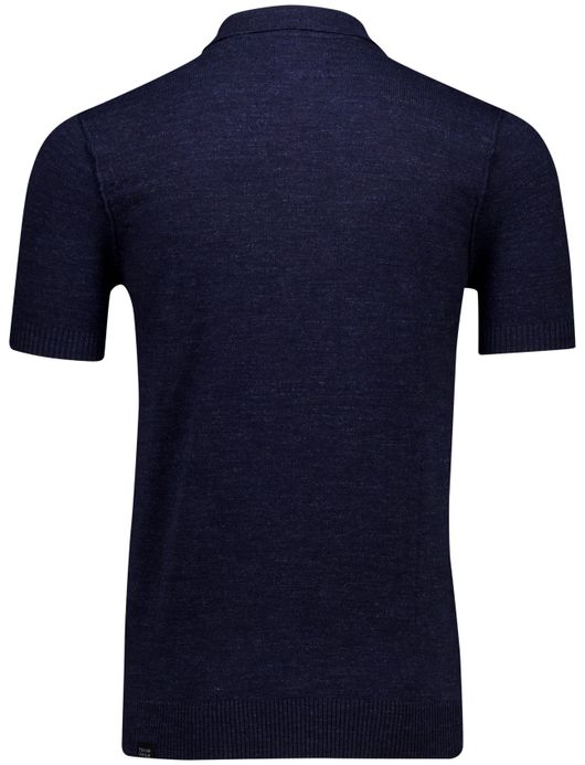 Butcher of Blue Clifden polo donkerblauw katoen