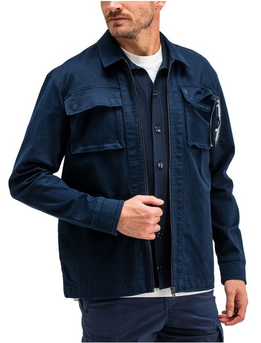 Butcher of Blue overshirt donkerblauw