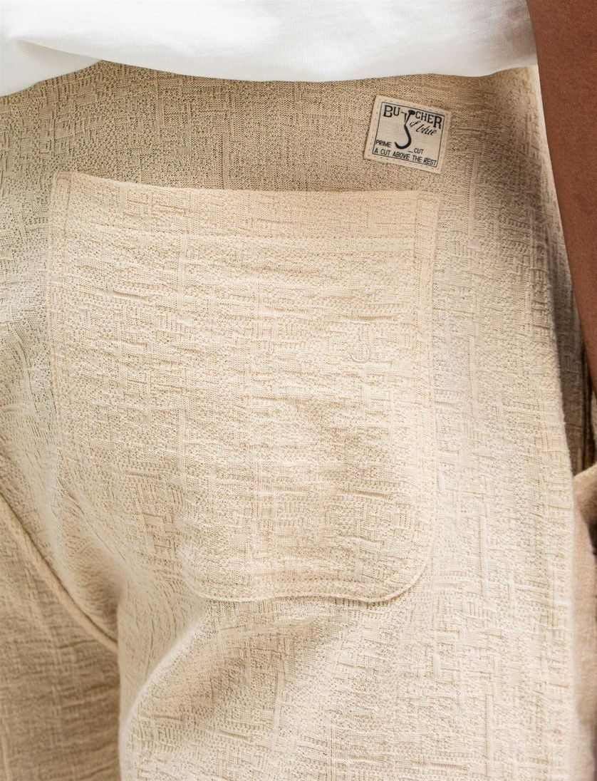 korte broek Butcher of Blue beige katoen