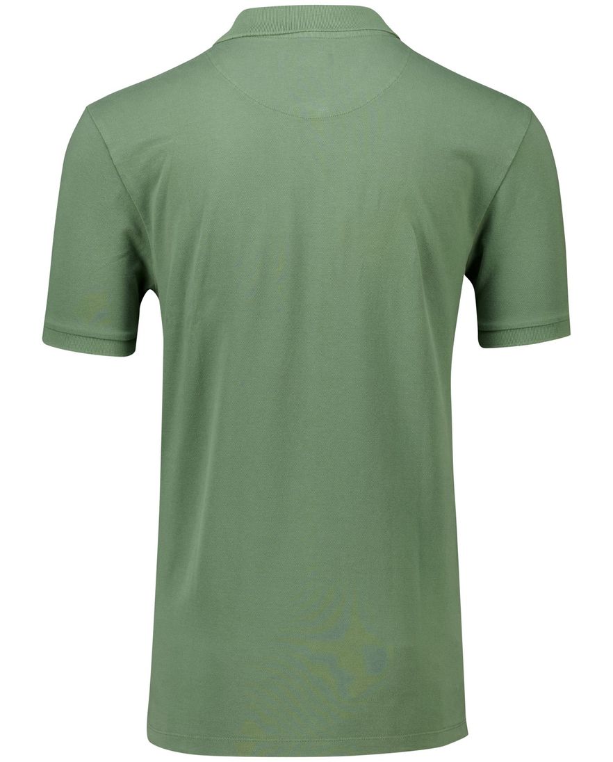 Butcher of Blue polo groen normale fit pique