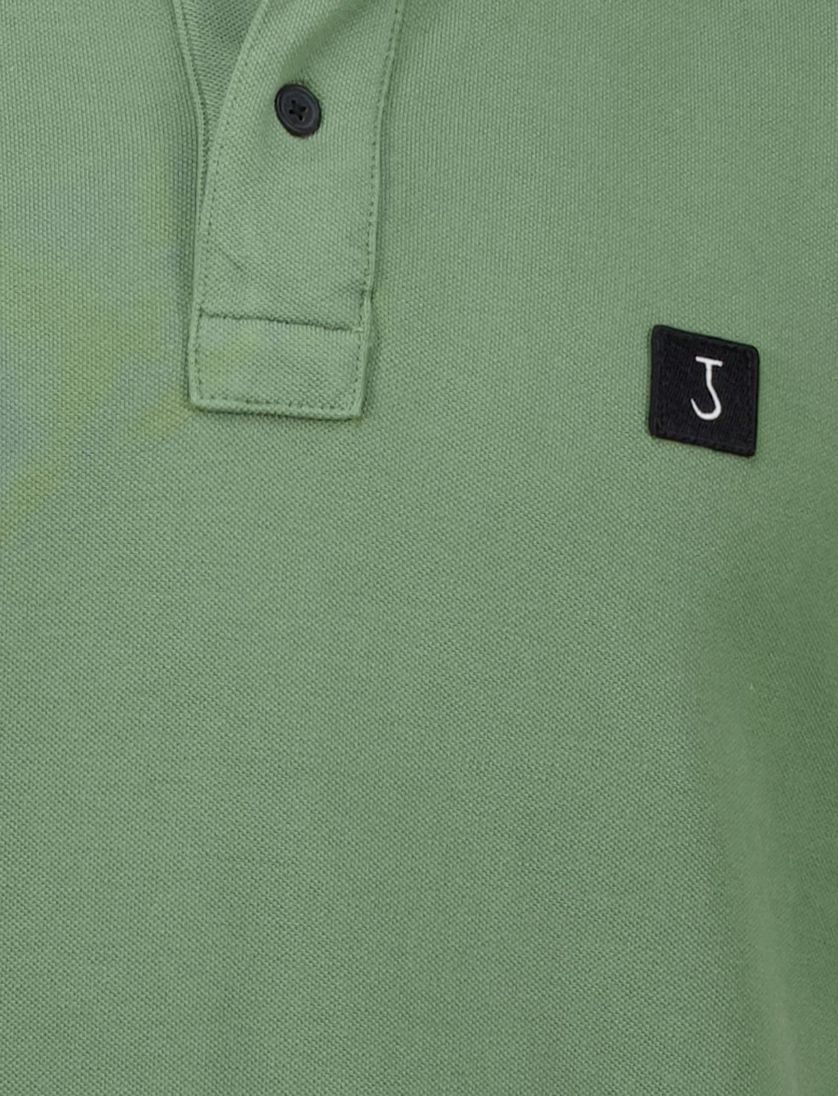 Polo Butcher of Blue groen normale fit katoen