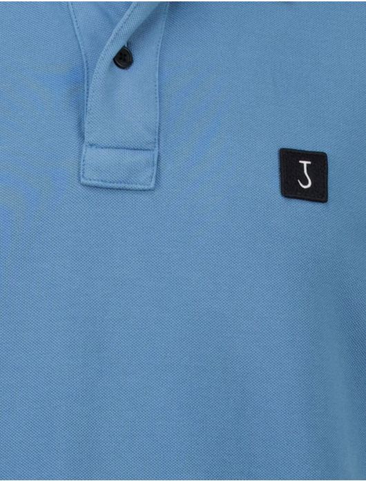 Butcher of Blue polo blauw katoen