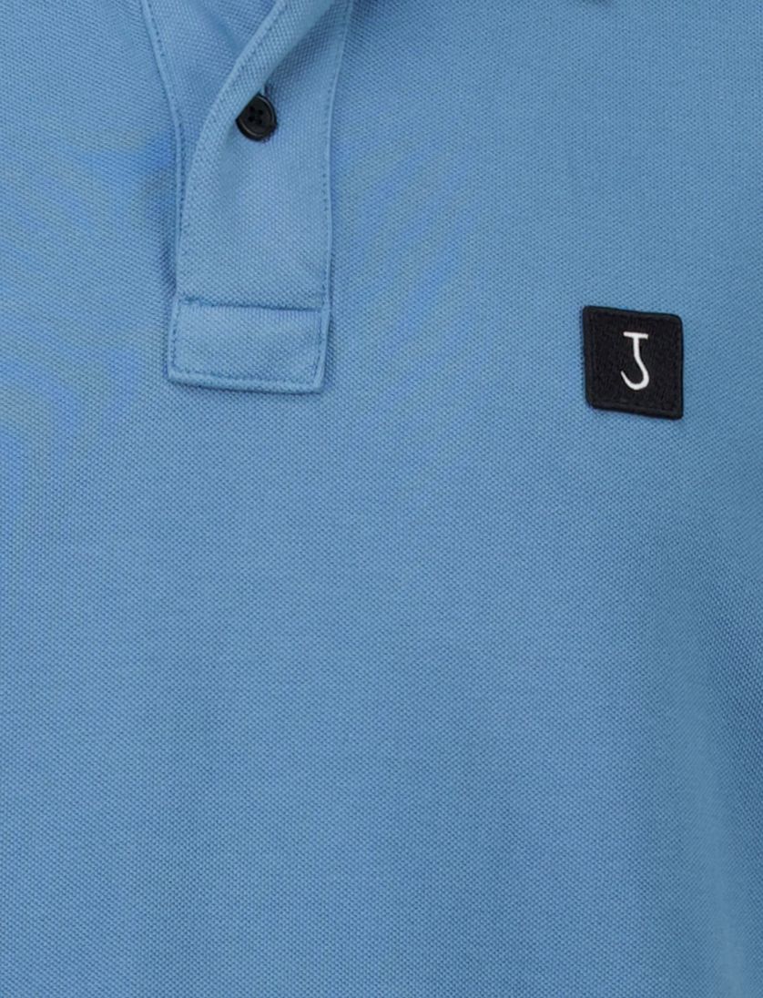 Polo Butcher of Blue blauw katoen normale fit