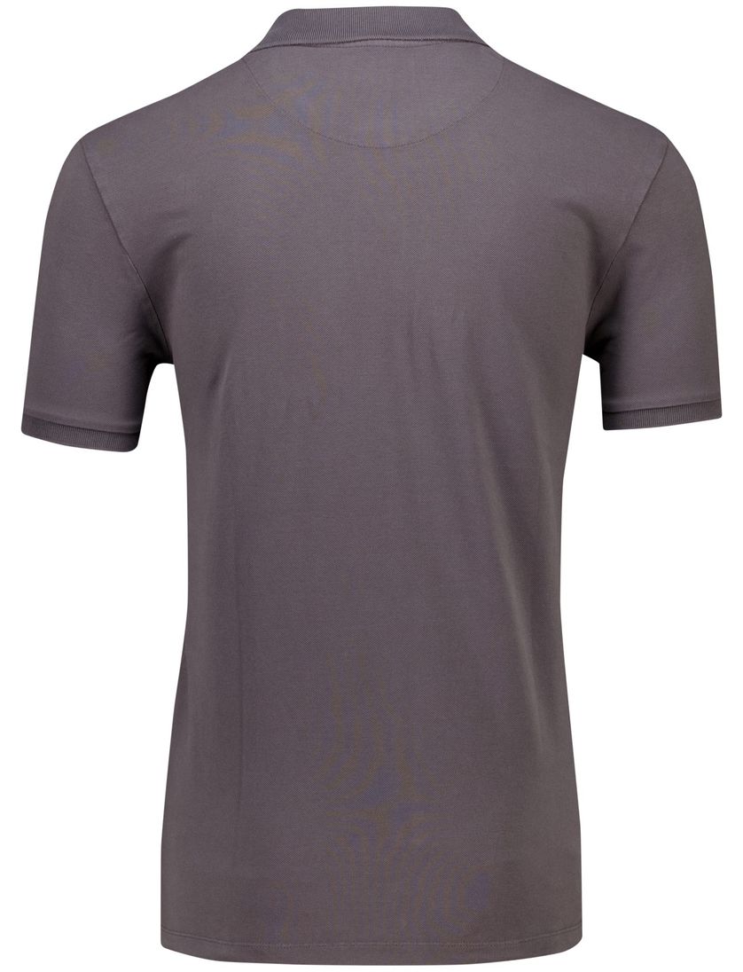 Butcher of Blue army polo donkergrijs pique