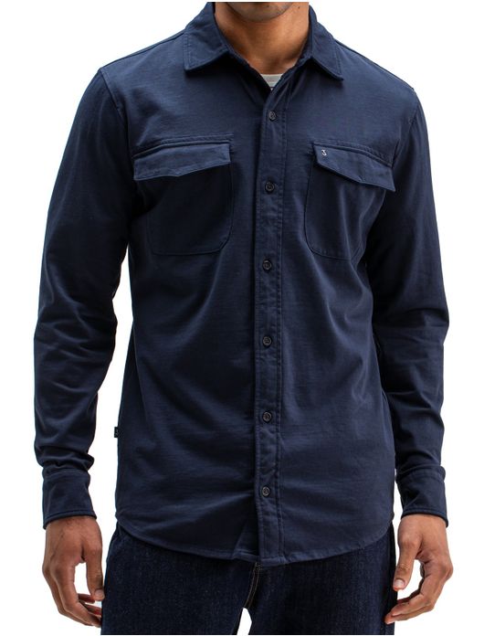 Butcher of Blue overshirt donkerblauw