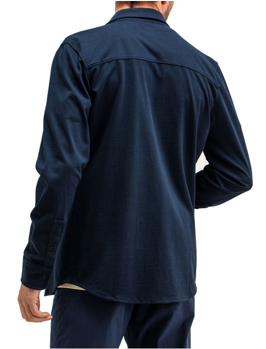 Butcher of Blue overshirt donkerblauw