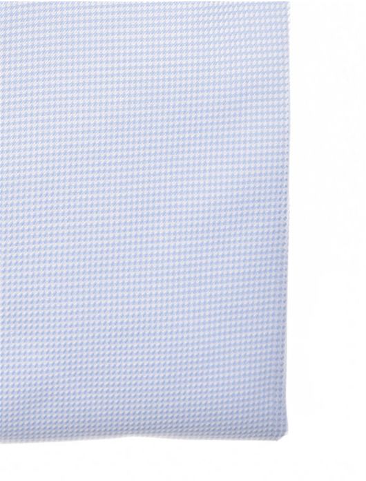 John Miller Tailored Fit lichtblauw mouwlengte 7