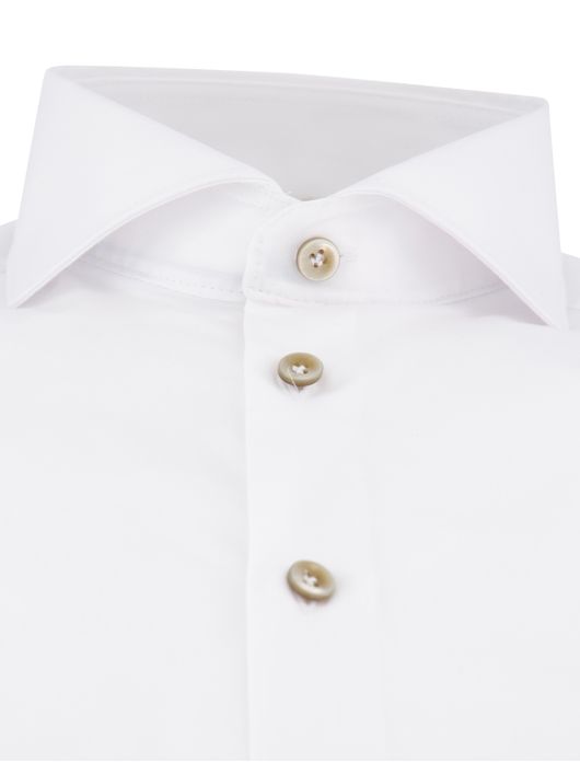 John Miller overhemd ml7 wit