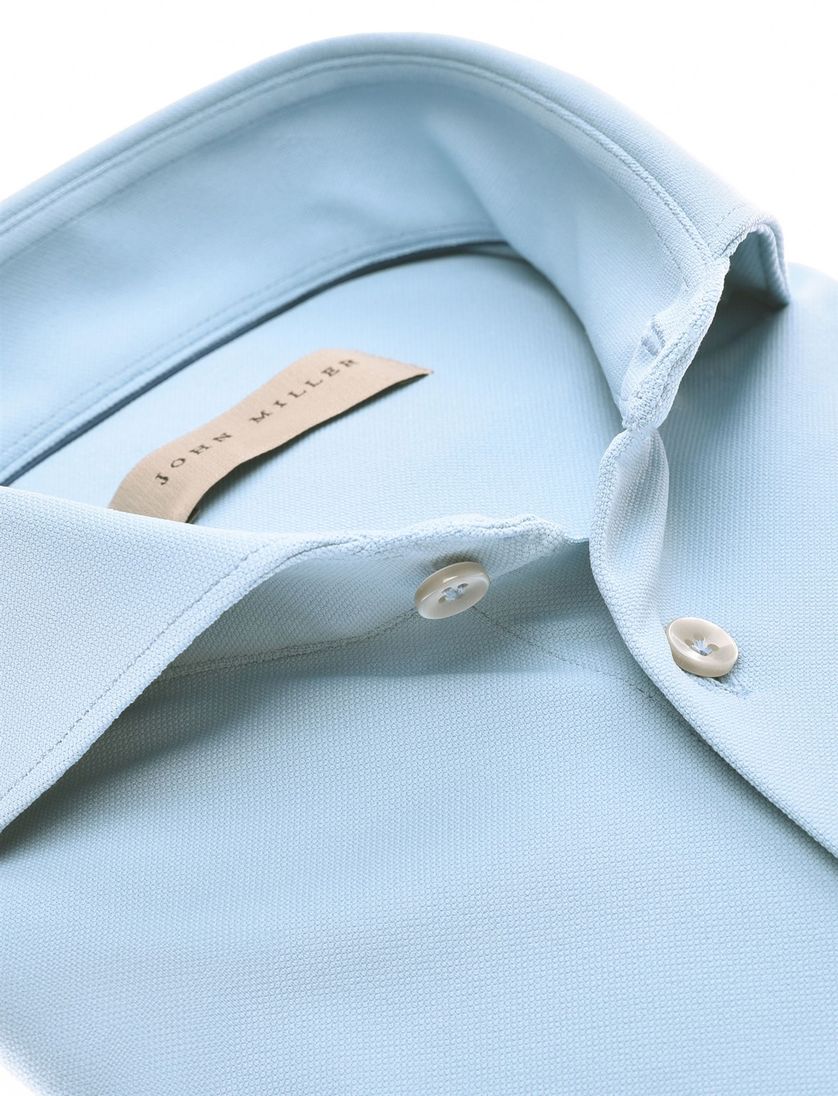 John Miller overhemd blauw mouwlengte 7