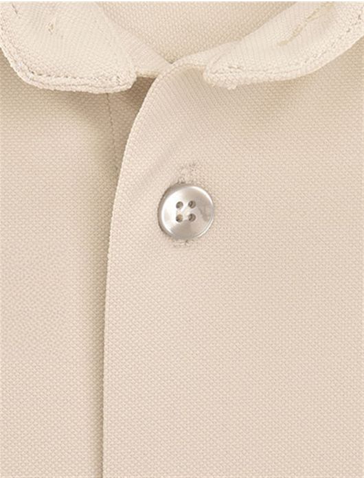 overhemd mouwlengte 7 bruin John Miller Slim Fit