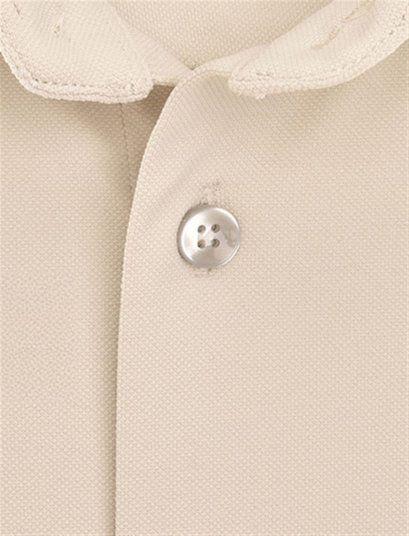 overhemd mouwlengte 7 John Miller bruin effen