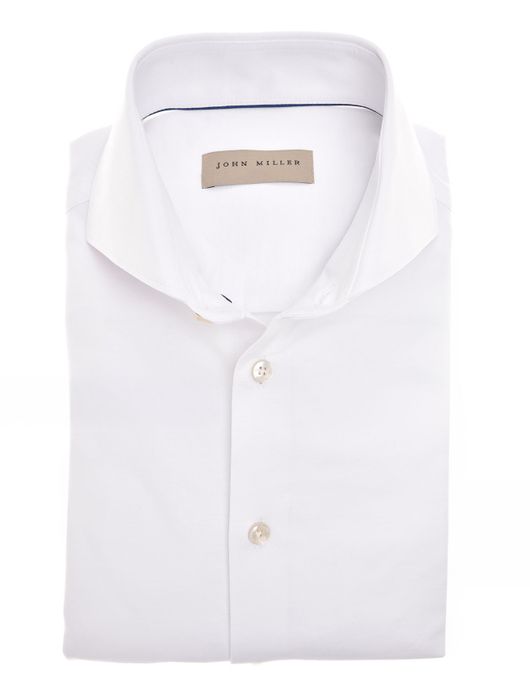 John Miller overhemd wit ml 7