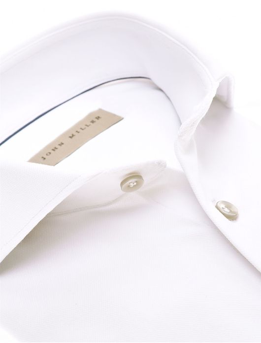 John Miller overhemd wit ml 7