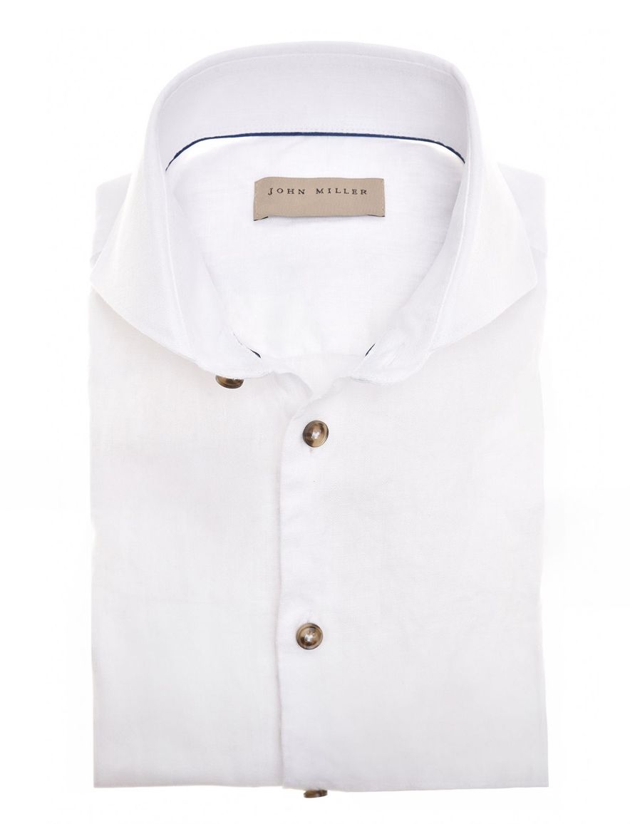 John Miller overhemd wit ml7