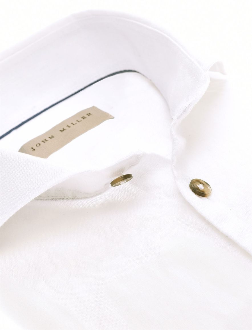 John Miller overhemd wit ml7