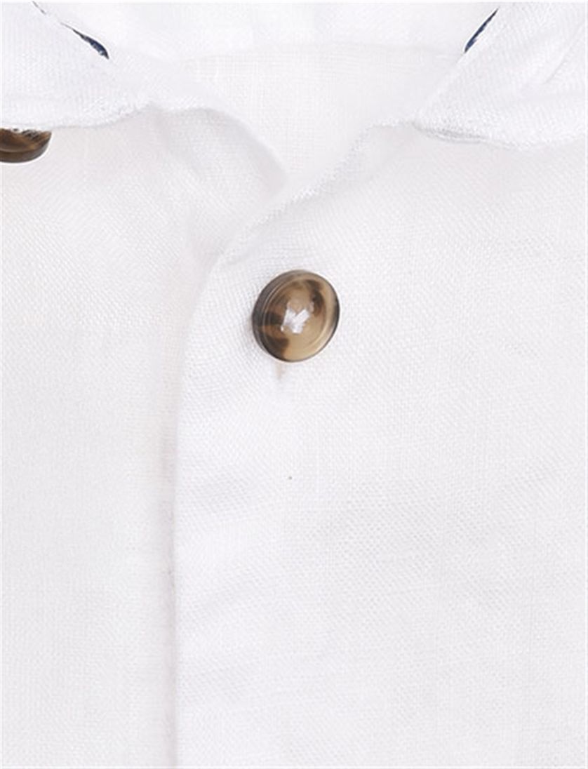 John Miller overhemd wit mouwlengte 7 linnen