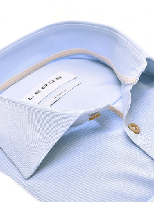 Ledub overhemd Modern Fit lichtblauw