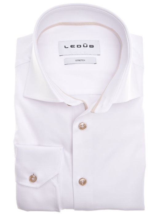 Ledub overhemd Modern Fit wit