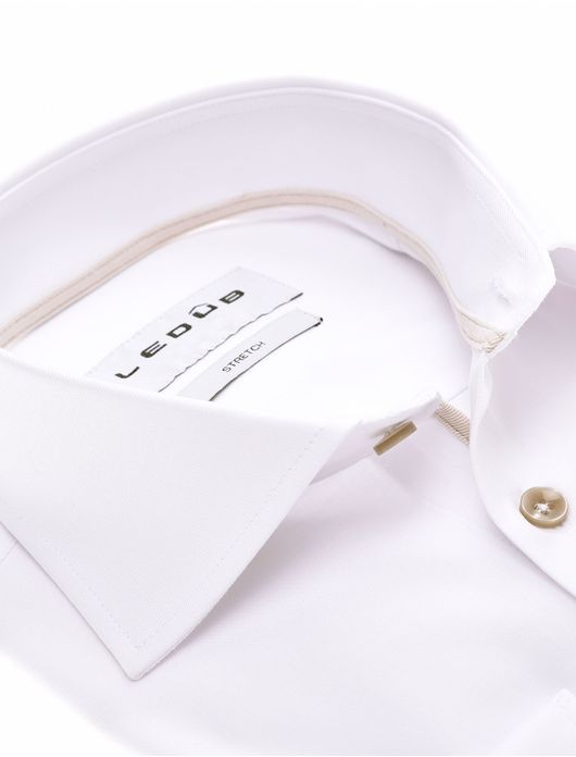 Ledub overhemd Modern Fit wit