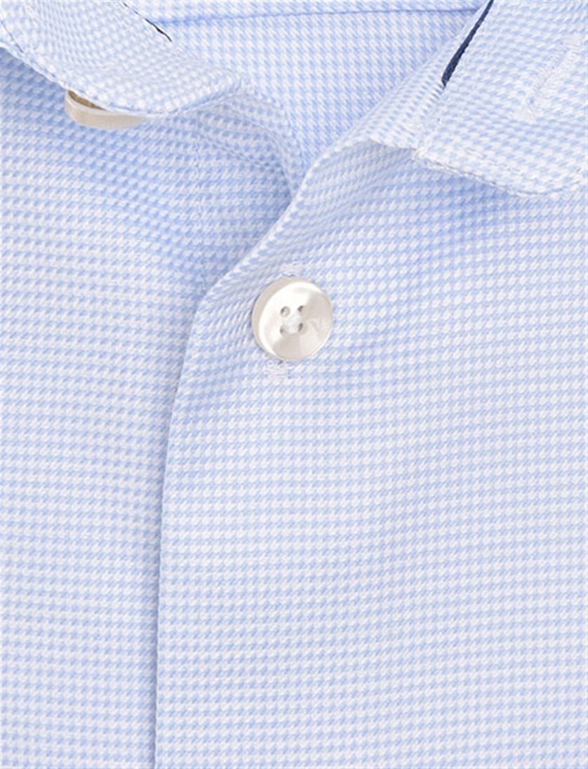 business overhemd John Miller Tailored Fit lichtblauw 100% katoen