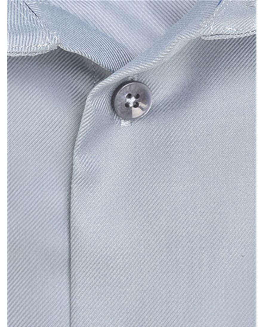 John Miller blauw overhemd Tailored Fit effen katoen