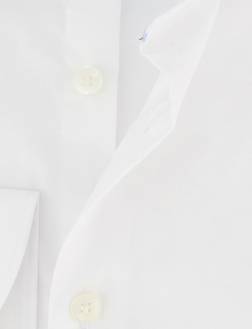 Wit John Miller overhemd Tailored Fit ml 5 effen