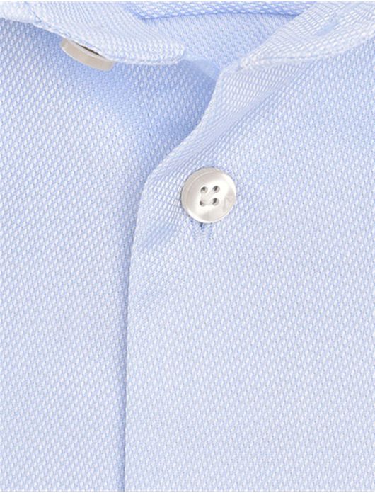 John Miller overhemd lichtblauw katoen