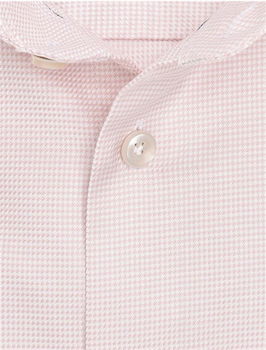 John Miller overhemd geruit roze