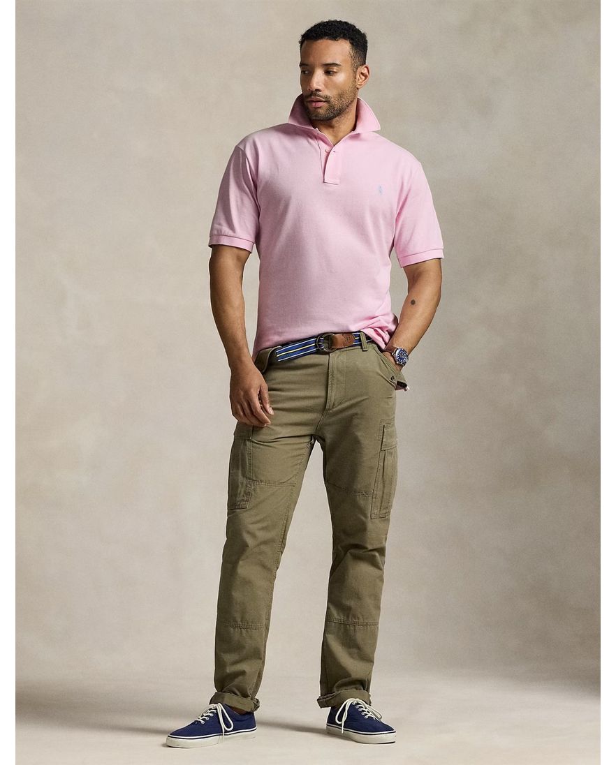 Big & Tall Polo Ralph Lauren polo roze katoen