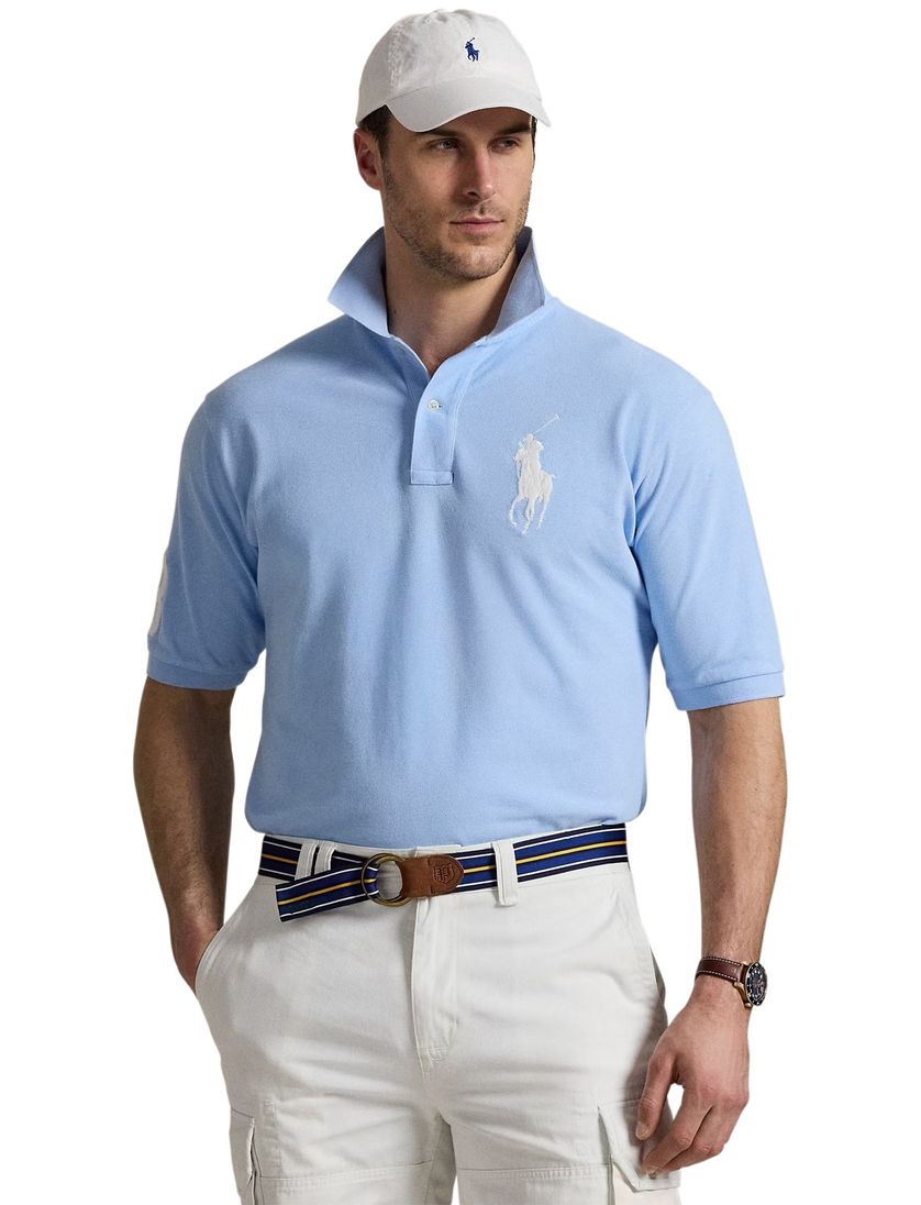 Polo Ralph Lauren polo lichtblauw groot paard